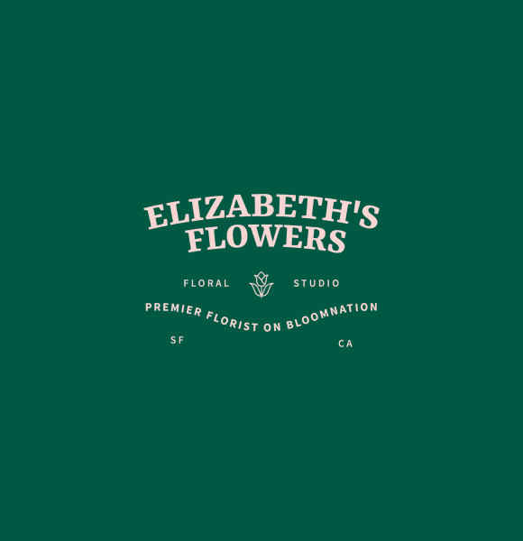 To capture the essence of Elizabeth's Flowers' quality and attention to detail, we opted for a timeless, elegant serif font and a green and subtly pink color palette.